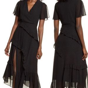 Lulu’s Swiss Dot Midi Dress